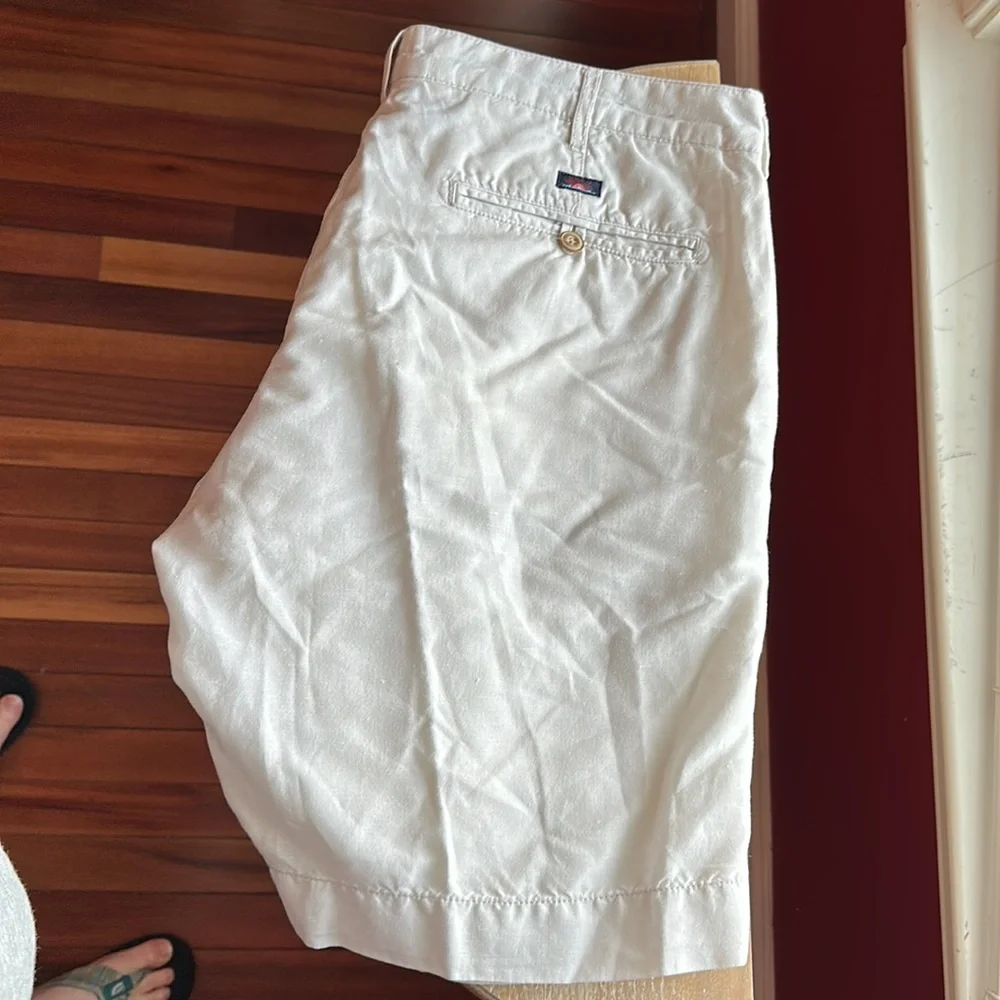 Faherty Linen/Cotton Blend Shorts ( Size 34 Inch Waist)
